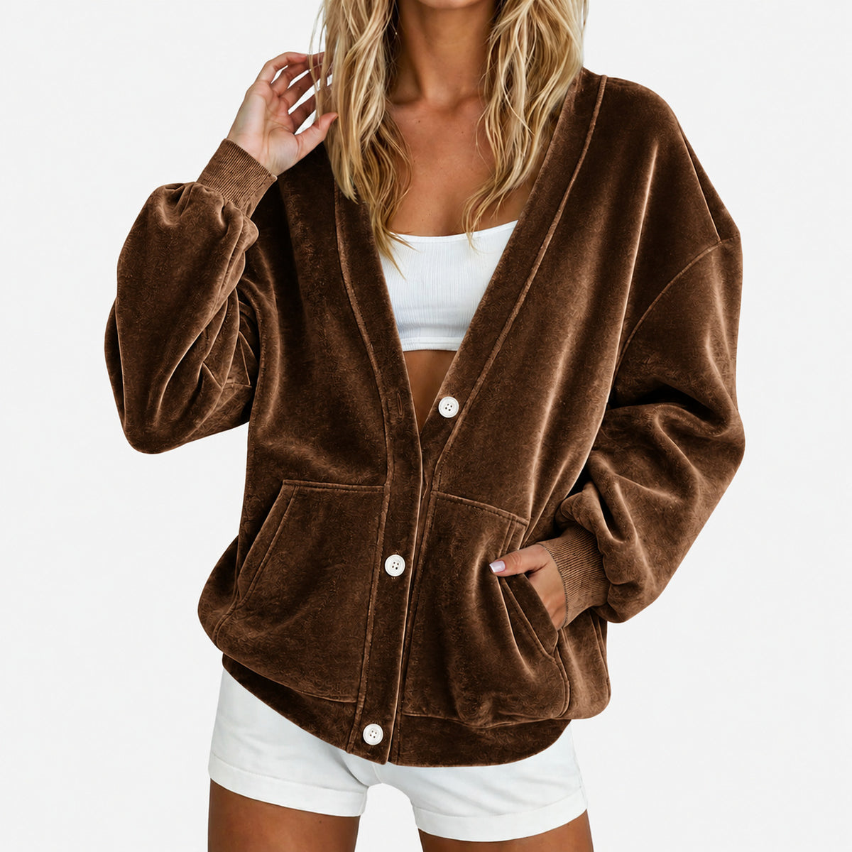 Dark brown / S